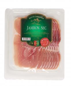 Sliced dried ham 